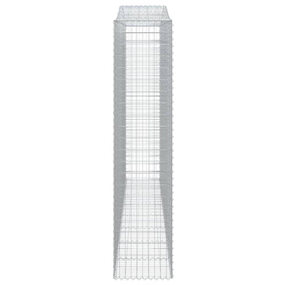 Cestas De Gaviones 9 Uds Forma De Arco Hierro 400x50x220/240 Cm_4