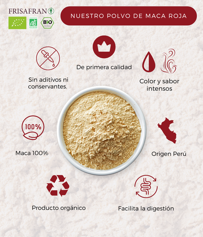 Maca Roja En Polvo Ecológica | Calidad | Frisafran 500 G_3