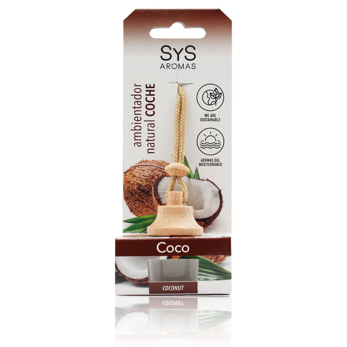 Ambientador Coche Coco SYS Aromas Style 7 ml | Aroma Dulce y Afrutado | Cremoso y Exótico_0