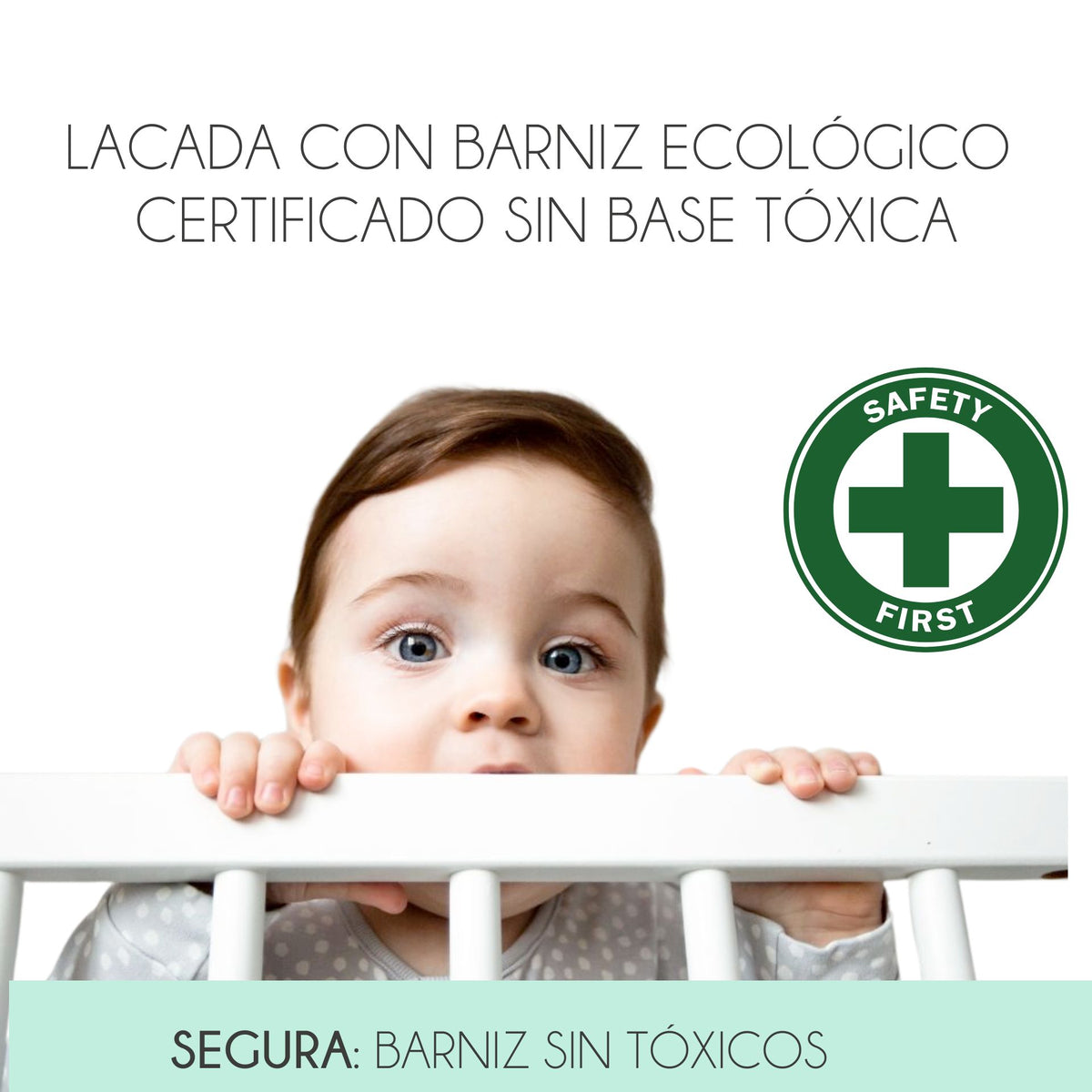 Trona Evolutiva Bebe Portatil De Madera De Haya Evoluonge. Convertible En Mesa Y Silla Infantil. Asiento Acolchado_4