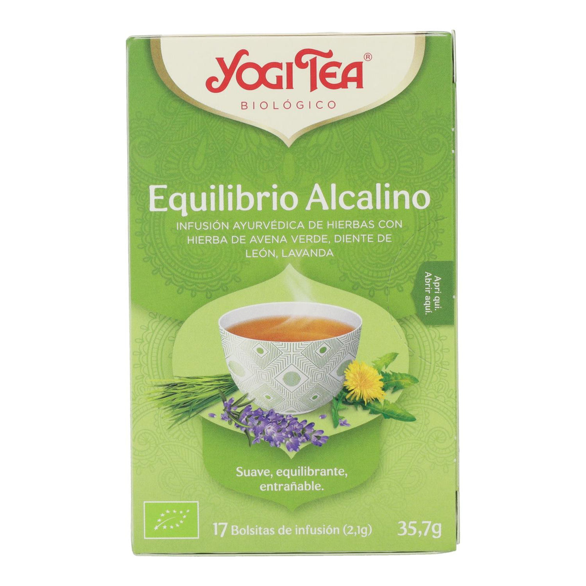 Yogi Tea BIO Equilibrio Alcalino, 17 bolsitas