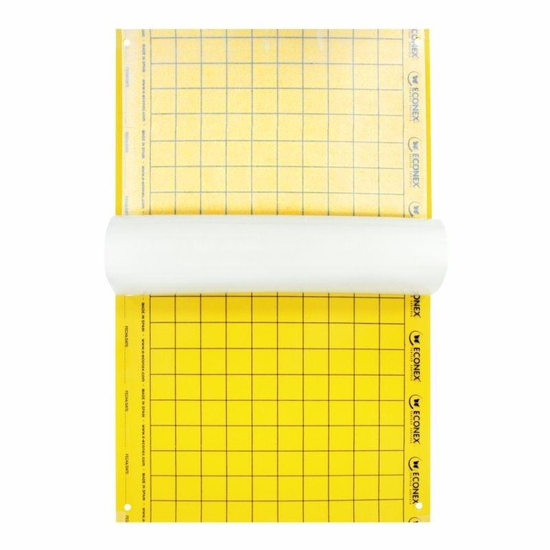 Trampa cromática amarilla mosca blanca y pulgones Econex 40 x 25 cm