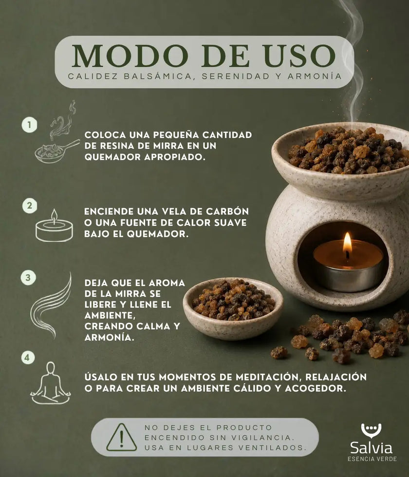 Salvia - Resina Mirra En Grano, Granel | 100g_3