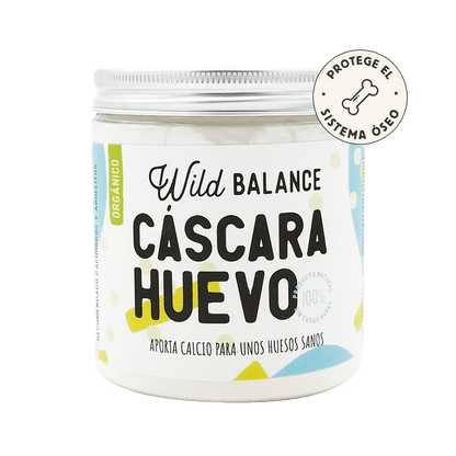 Cáscara de Huevo Orgánica Suplemento para mascotas Wild Balance 140 g