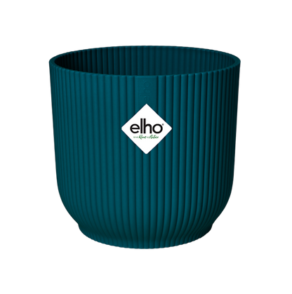 Macetero vibes fold round deep blue Elho 25 cm