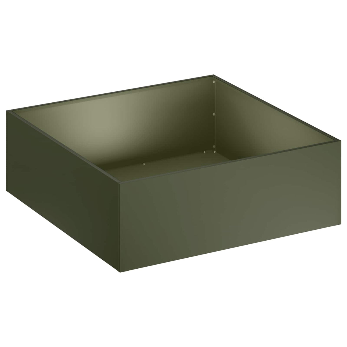 Macetero De Jardín 2 Uds. Verde Oliva 60 X 60 X 20 Cm_2