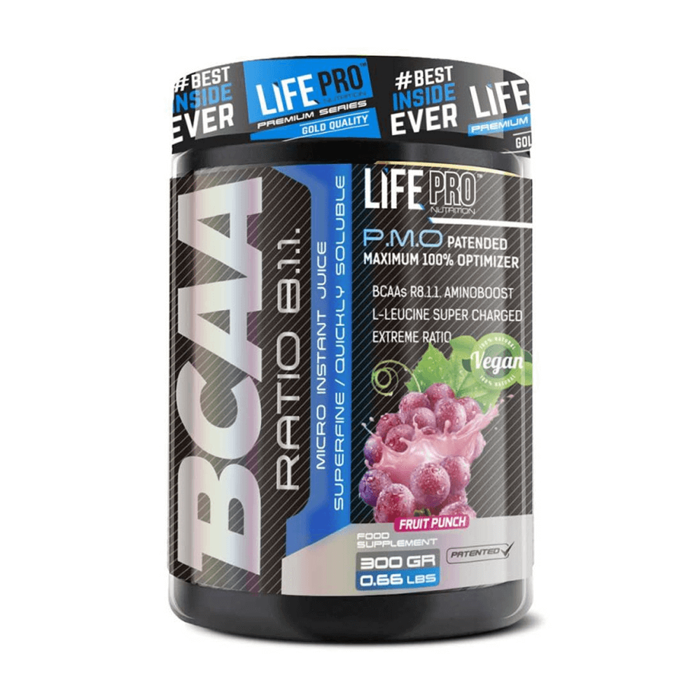 Bcaa Pro 8:1:1 - 300g - Ponche De Frutas - Bcaa Ramificados - Lifepro_0