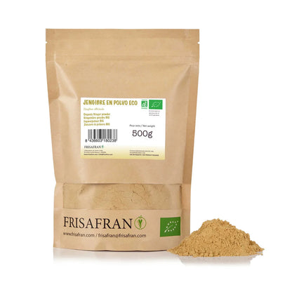 Jengibre En Polvo Ecológico | Calidad | Frisafran 500 G_3