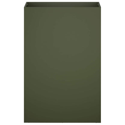 Macetero De Jardín 2 Uds. Verde Oliva 50 X 40 X 75 Cm_3