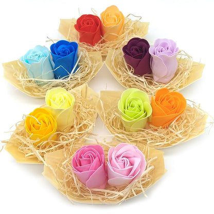 5 Barcas Con Flores Para Regalo Invitados (surtido) - Rosas De Jabón Para Baño Aromático. Detalle Original Para Eventos_1