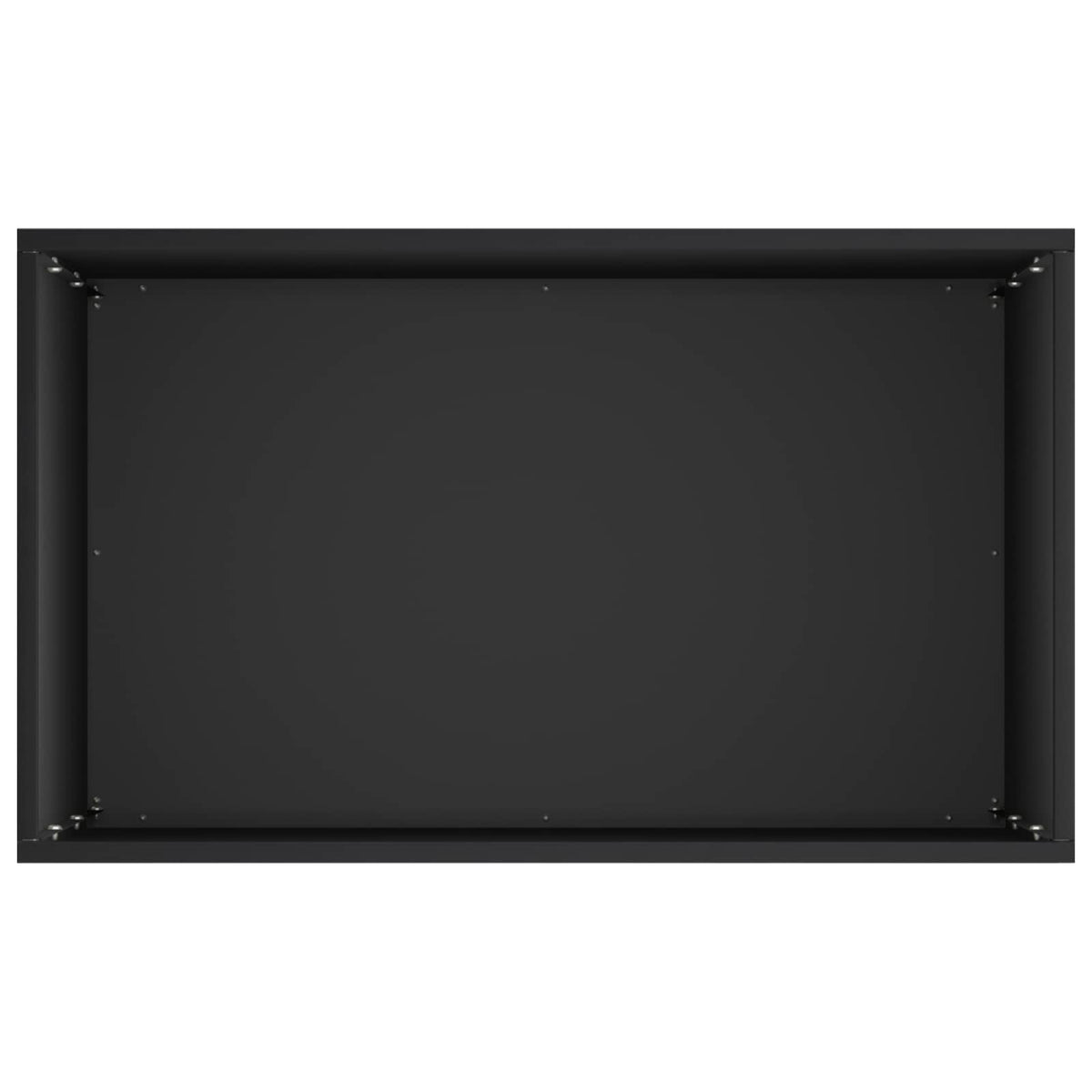Macetero De Jardín Negro 40 X 30 X 75 Cm Acero Laminado En Frío_3