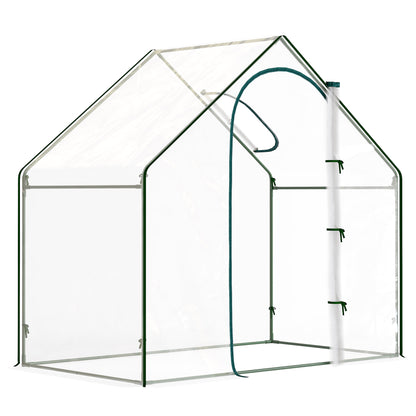 Invernadero Pequeño Outsunny Pe, Plástico Transparente 180x100x168 Cm_0
