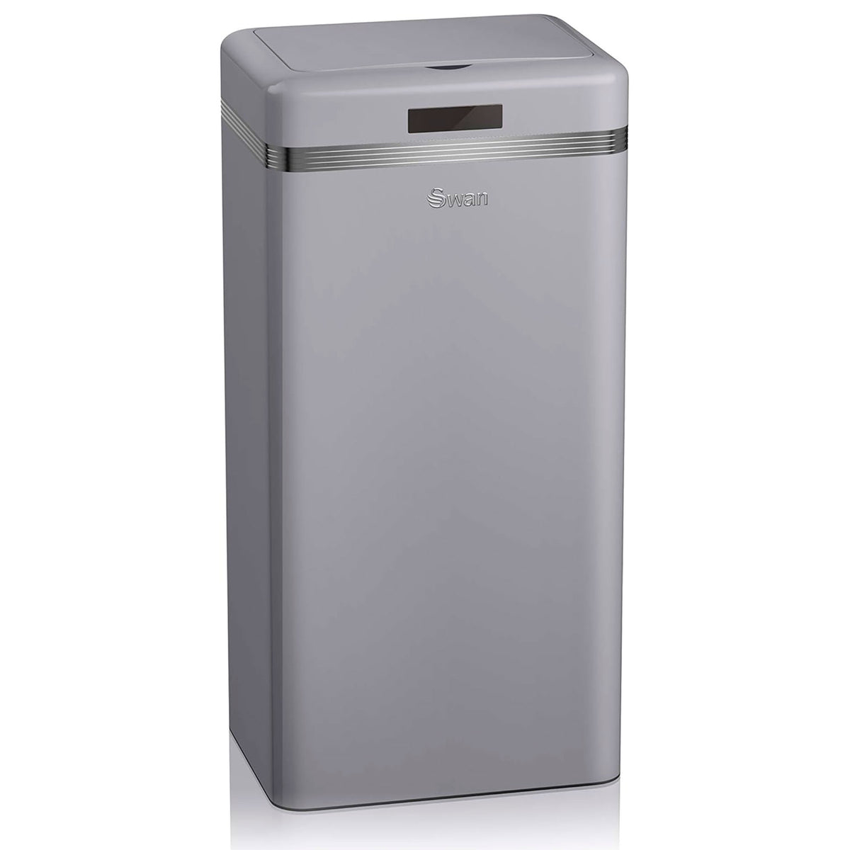 Swan Cubo De Basura Cocina Automático, Sensor De Movimiento, 45l, Metálico, Papelera Reciclaje, Swka4500grneu, Gris_0