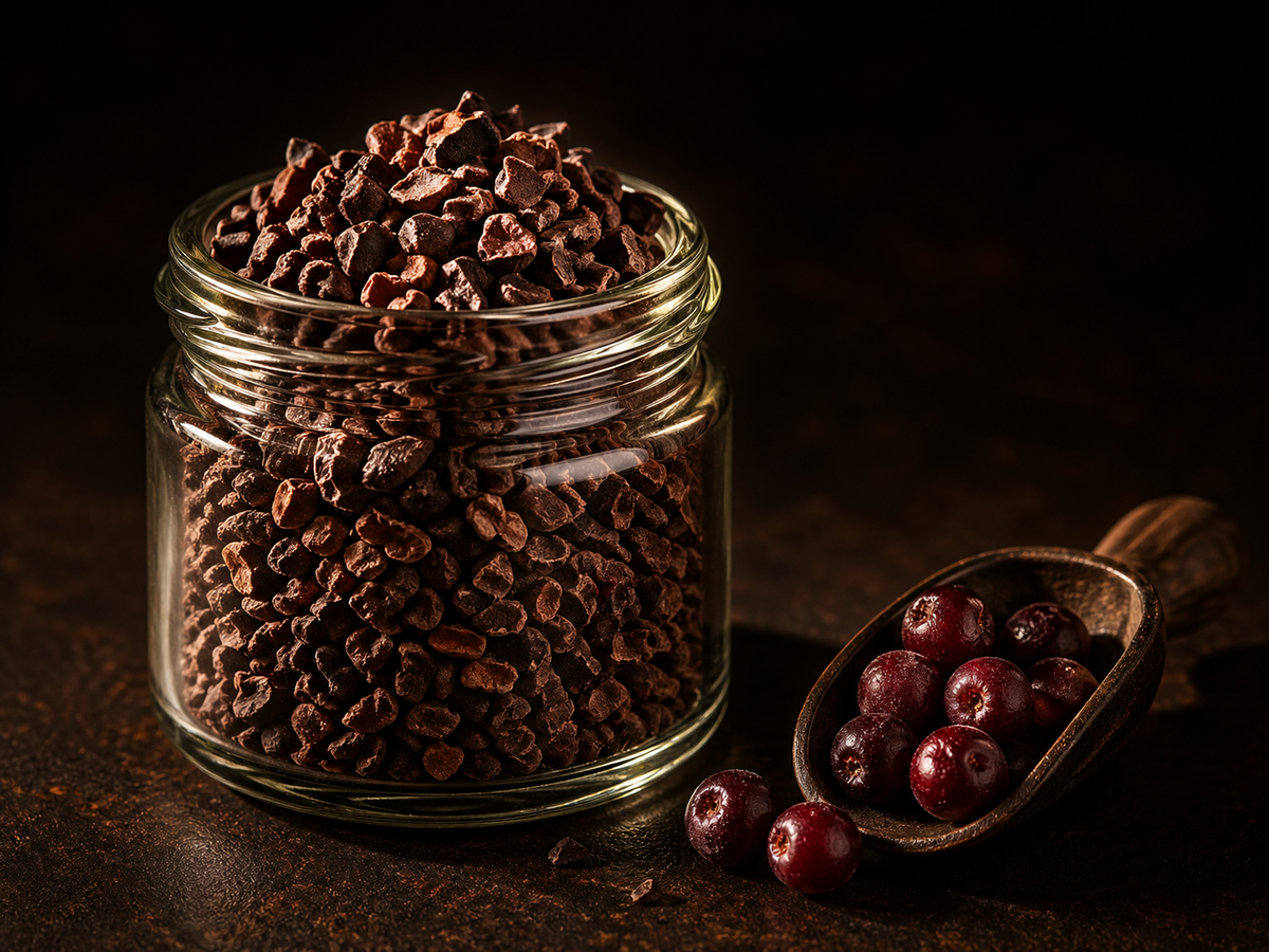 Nibs De Cacao Crudo Bio - 4kg (1kg Envase Retail + 3kg Recarga Envasada Al Vacío) | Cacao Puro Ecológico Vegano_3