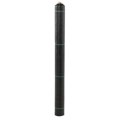 Malla Antimaleza 60 G/m² Para Control Malas Outsunny 10000x100cm Negro_4