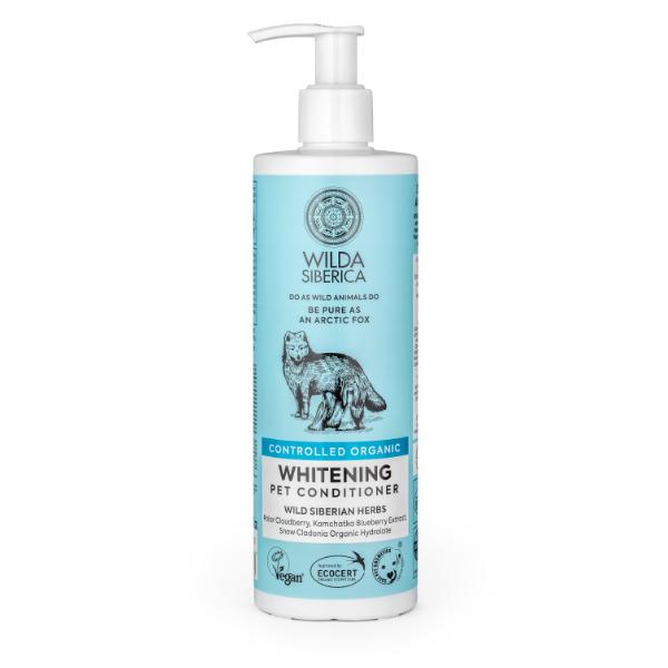 Acondicionador para pelo blanco de mascotas Natura Sibérica 400 ml