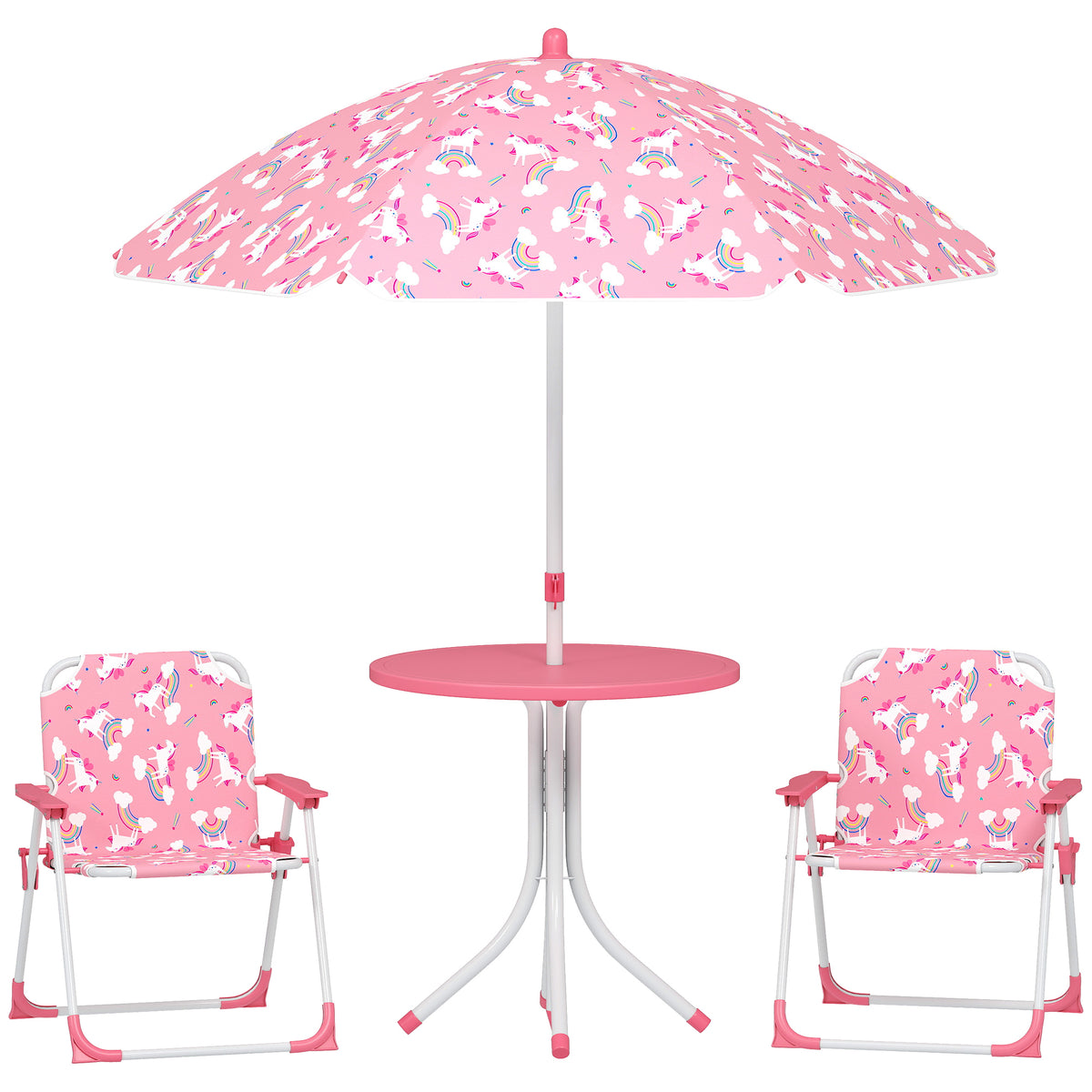 Conjunto Infantil Jardín Aiyaplay Acero, Plástico Rosa 49.5x49.5x50 Cm_0