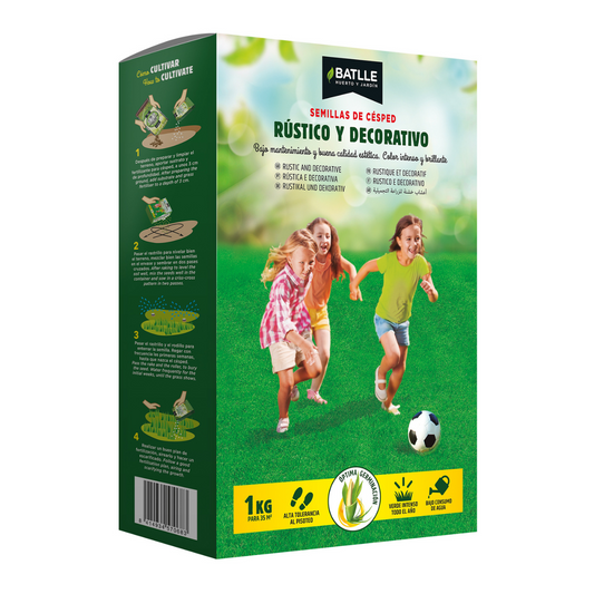 Semillas césped rústico y decorativo Batlle 1 kg