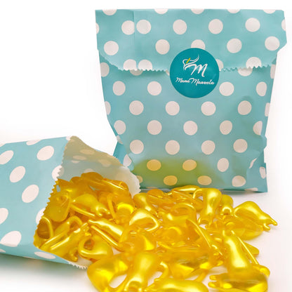 Caja 40 Perlas De Baño Con Aroma A Vainilla - Con Aceite De Soja - Hidratante Y Aromática - Forma Minino_5