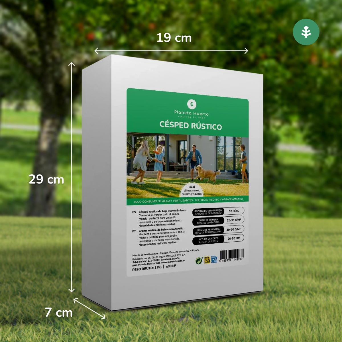 Semillas Césped Repoblador Planeta Huerto 1 kg