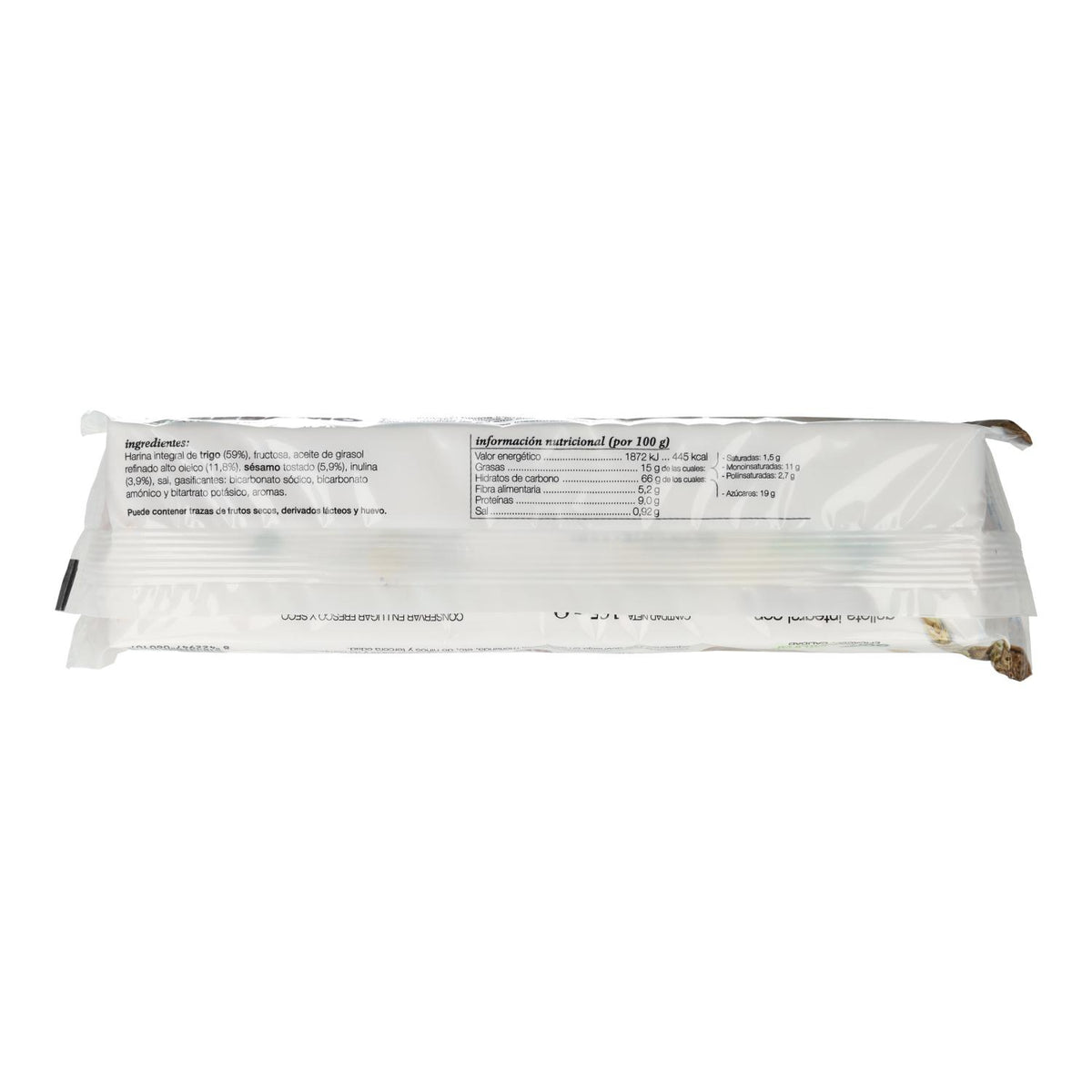 Galletas integrales de Sésamo Soria Natural 160 g