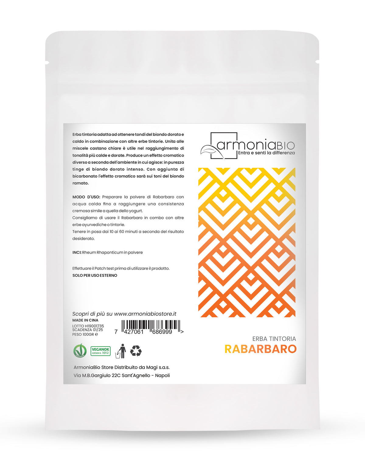 Polvo Rabarbaro Armoniabio 100g_1