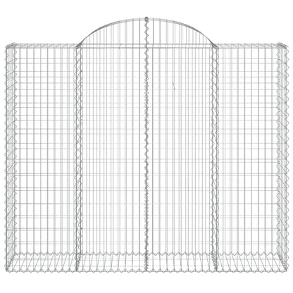 Cestas Gaviones 13 Uds Forma De Arco Hierro 200x50x160/180 Cm_3