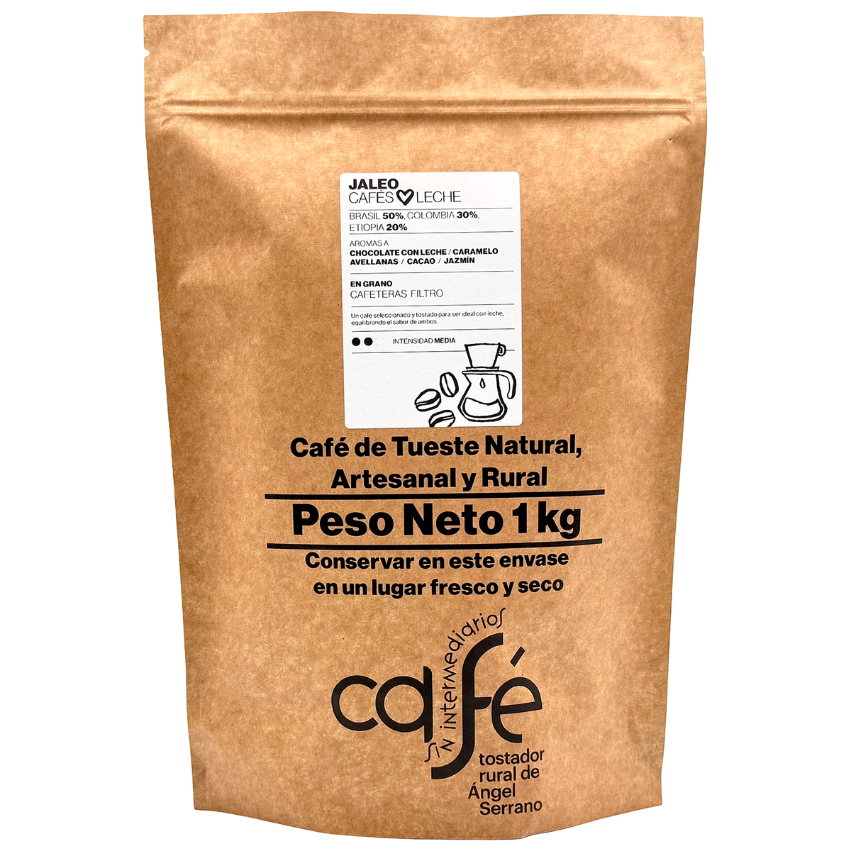 Cafe Sin Intermediarios Café Colombia Jaleo En Grano Para Filtro 1 Kg_0
