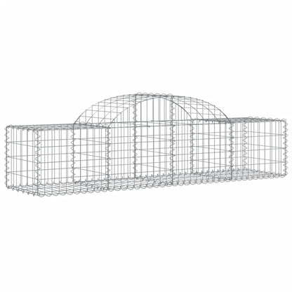 Cestas De Gaviones 50 Uds Forma De Arco Hierro 200x50x40/60 Cm_2