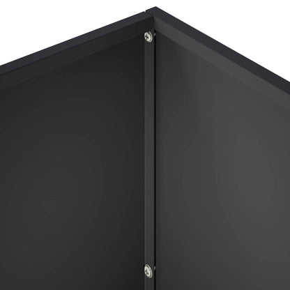 Macetero De Jardín 2 Uds. Negro 60 X 30 X 40 Cm_5