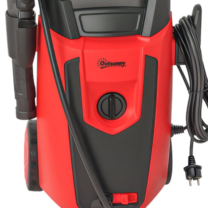 Hidrolimpiadora Outsunny Pp, Cobre Rojo Y Negro 30x27.5x76 Cm 84h-421v90rd_3