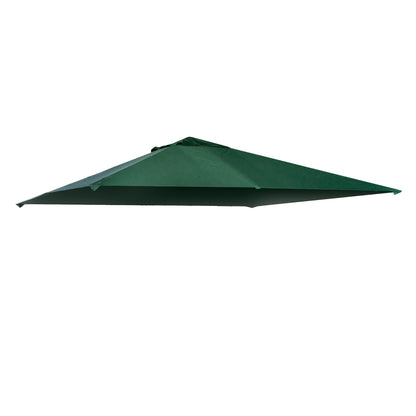 Techo De Repuesto Para Cenador De Jardín Outsunny 2,98x2,95 M Verde_0