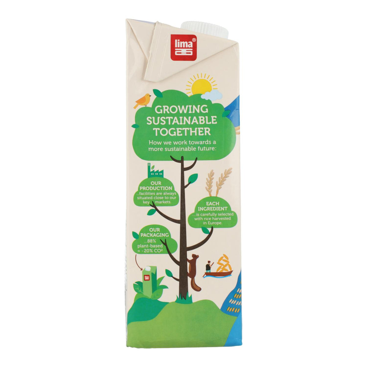 Bebida de Arroz Original ECO Lima 1L