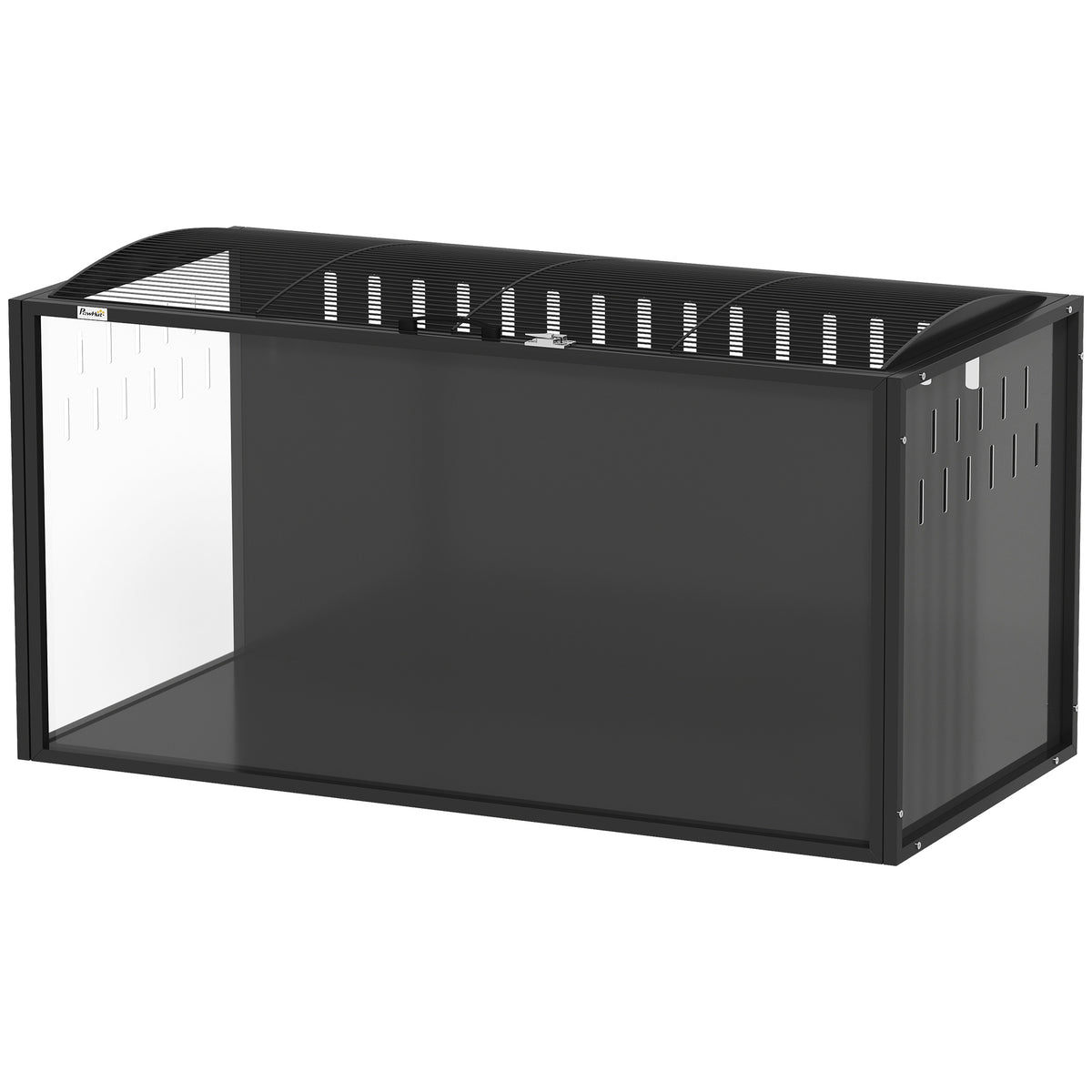 Jaula Para Hámster Pawhut Acero, Acrílico Negro 105x51x53 Cm_3