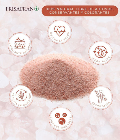 Sal Rosa Del Himalaya Fina - Calidad Y Sabor | Frisafran 100 G_1