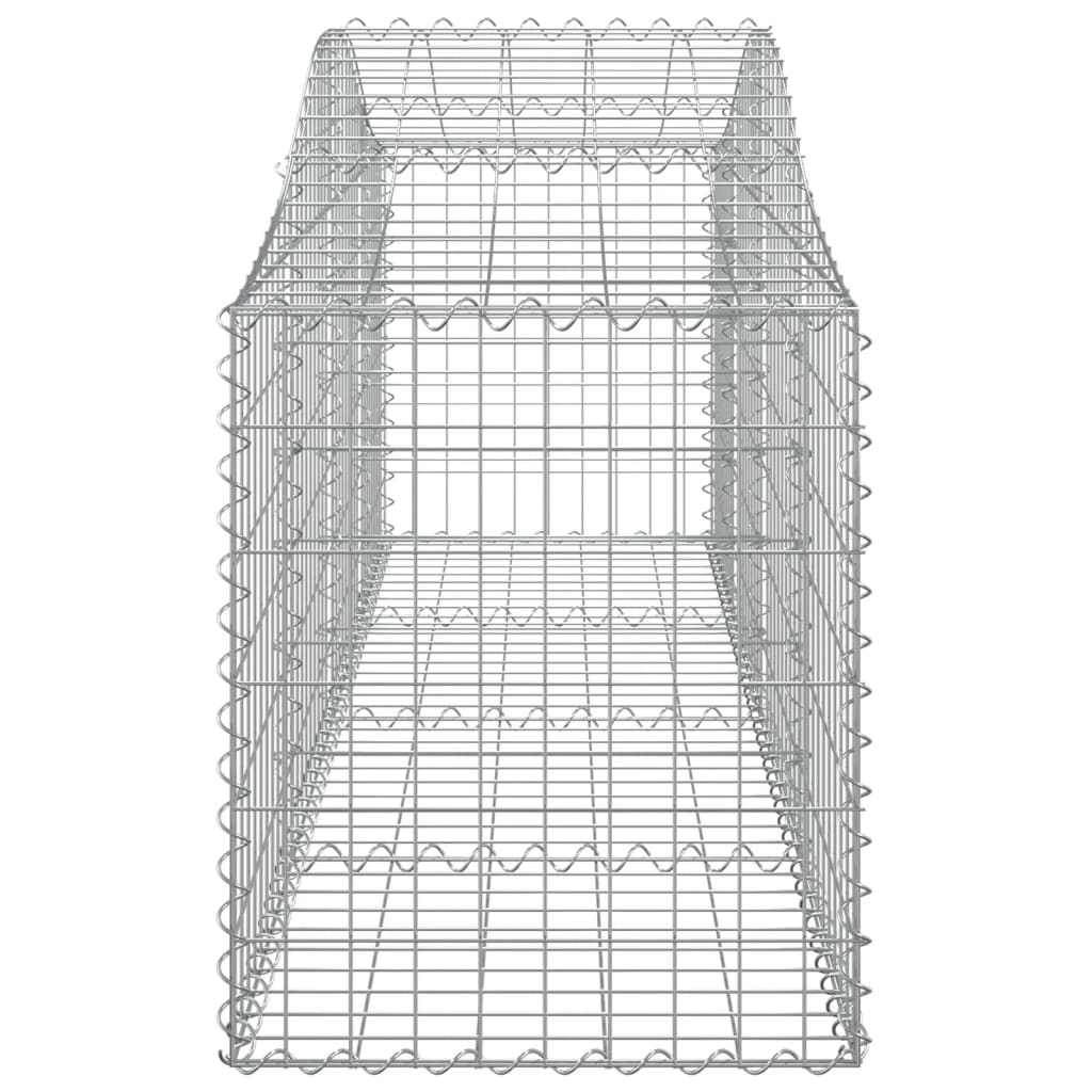Cestas De Gaviones 20 Uds Forma De Arco Hierro 200x50x60/80 Cm_4