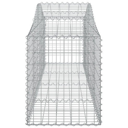 Cestas De Gaviones 20 Uds Forma De Arco Hierro 200x50x60/80 Cm_4