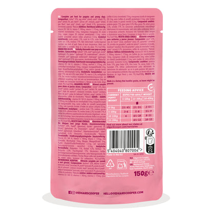 Guiso de pavo para cachorro Edgard &amp; Cooper 150 g