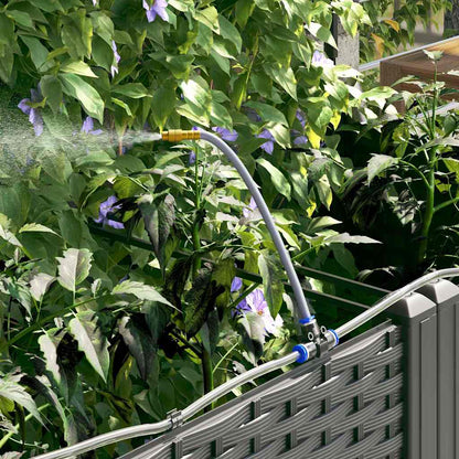 Macetero De Jardín 5 Uds. Negro 120 X 120 X 126 Cm Pp_4