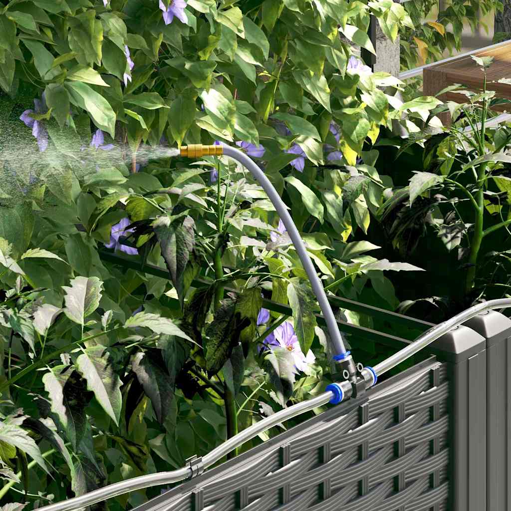 Macetero De Jardín 3 Uds. Negro 120 X 40 X 126 Cm Pp_4