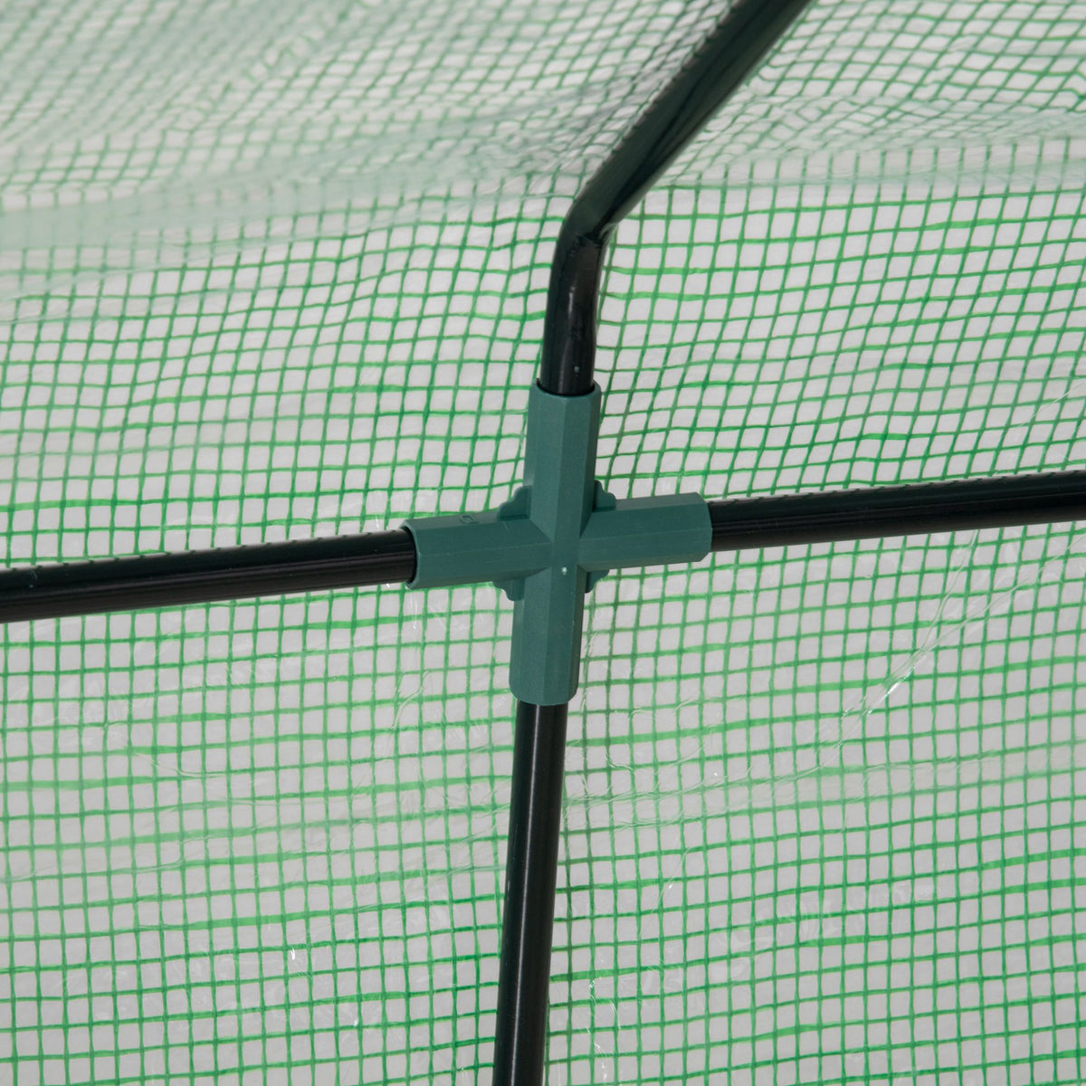 Invernadero De Terraza Outsunny Acero, Pvc Verde 180x90x90 Cm_4