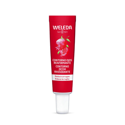 Contorno de ojos reafirmante de granada y péptidos de maca Weleda 12 ml