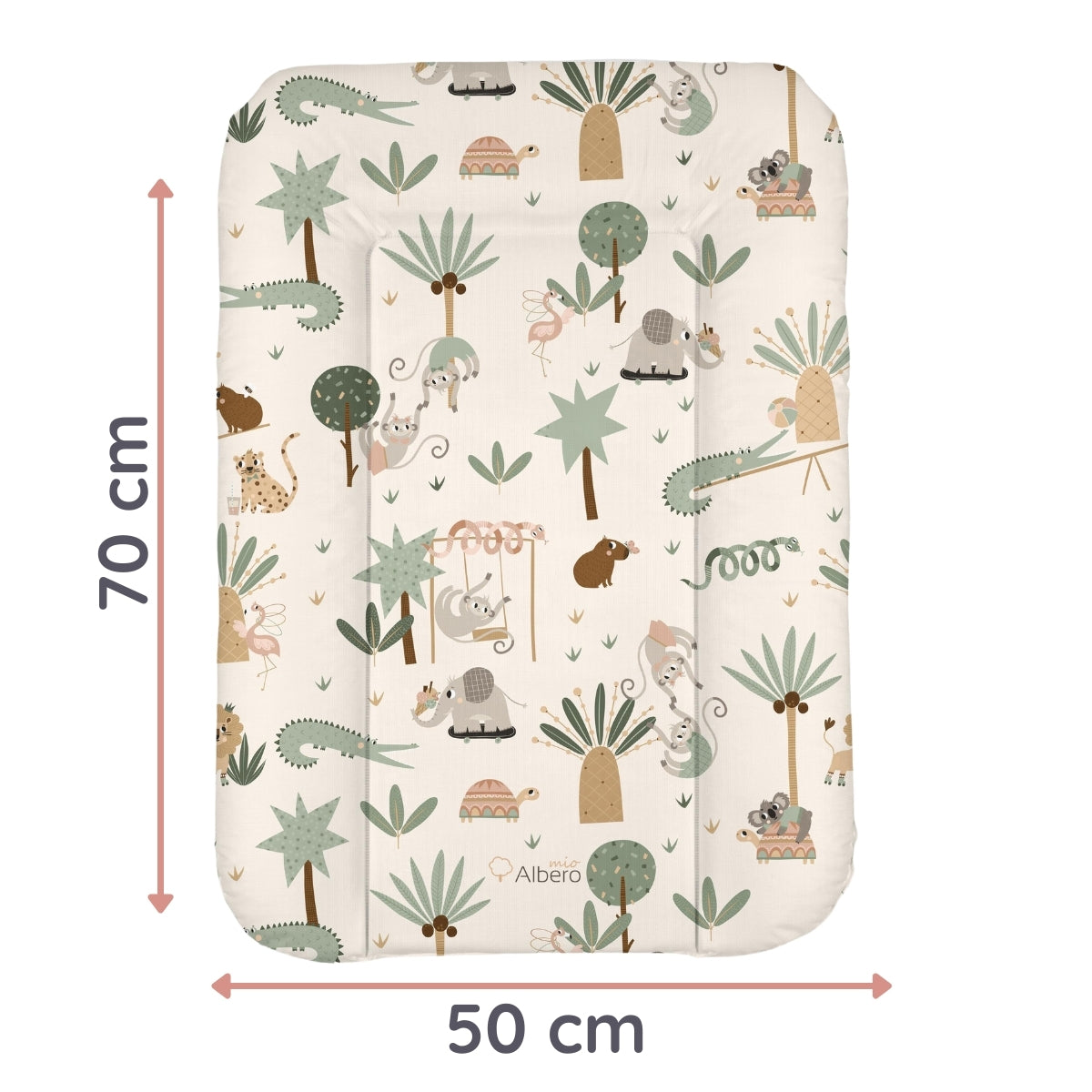 Cotton Color Cambiador Blando Para Comoda 70x50 Albero Mio KHAKI | Higiene Rápida Y Cambios Sin Complicaciones_2