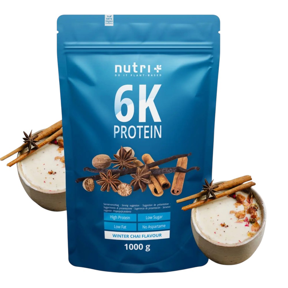 Proteína Vegana En Polvo 1 Kg, 6 Fuentes Vegetales - Nutri+ Vegan 6k_0