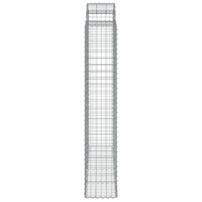 Cestas De Gaviones 5 Uds Forma De Arco Hierro 200x50x220/240 Cm_4
