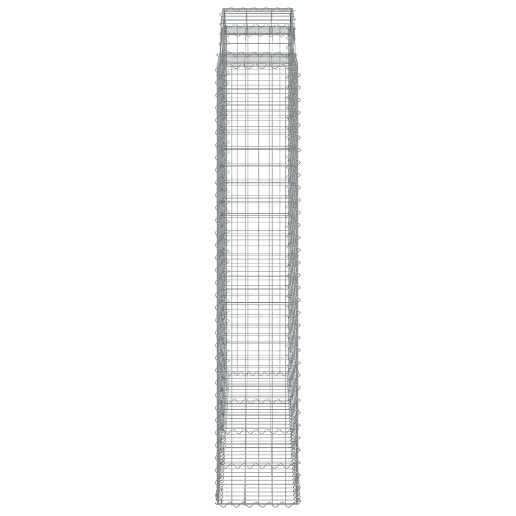 Cestas De Gaviones 4 Uds Forma De Arco Hierro 200x50x220/240 Cm_4