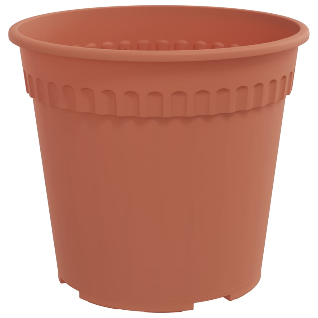 Macetas 6 Uds. Rojo Ladrillo Plástico_5