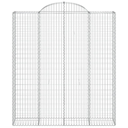 Cestas De Gaviones 14 Uds Forma De Arco Hierro 200x50x220/240cm_3