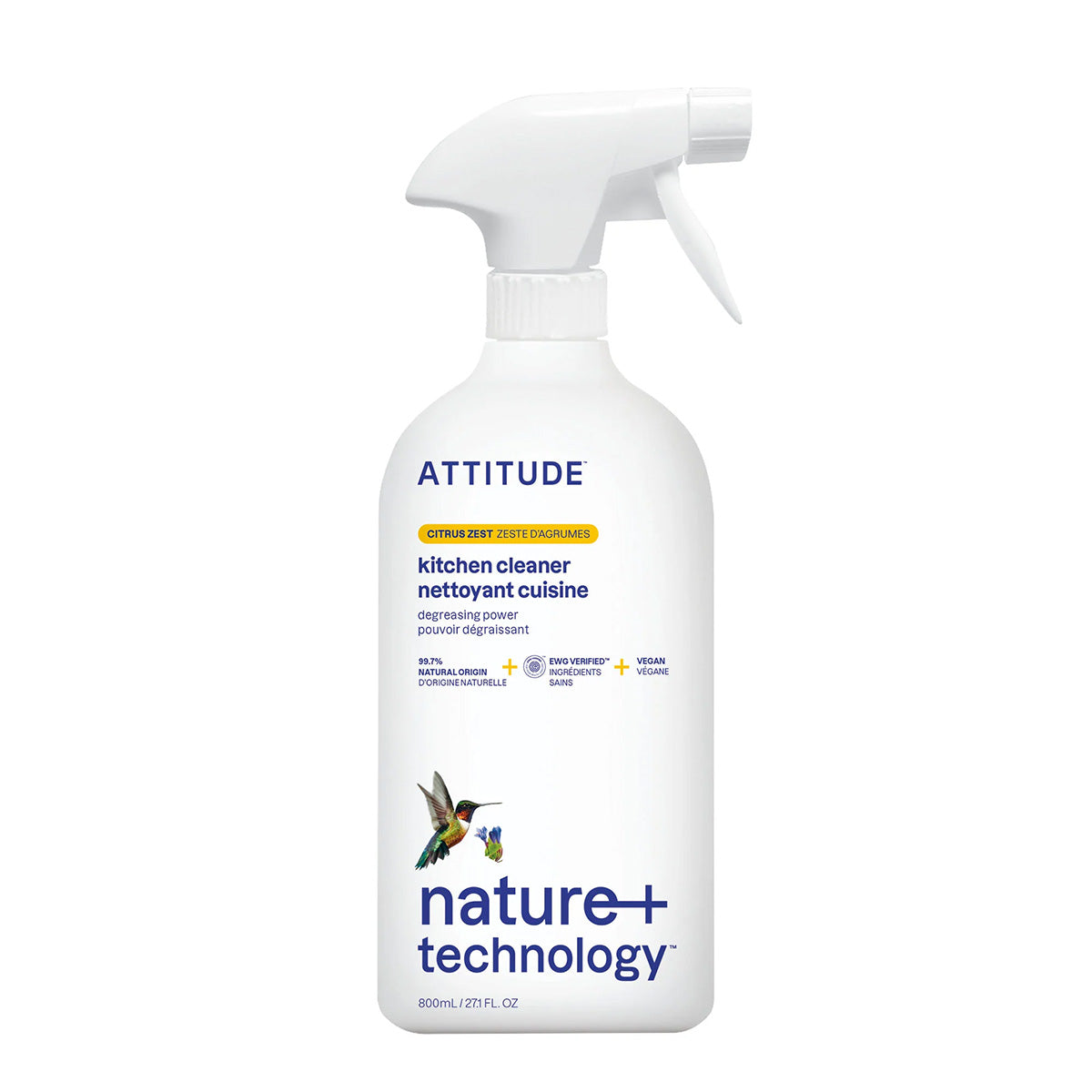 Limpiador cocina cítrico Nature + technology 800 ml