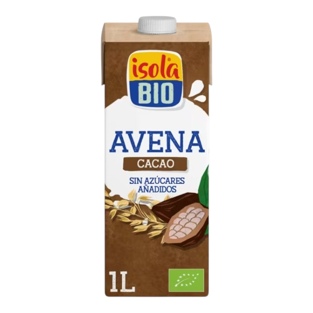Bebida Vegetal De Avena Y Cacao 0% Azúcar Añadido Bio 1 L_0